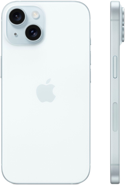 Смартфон Apple iPhone 15 128GB (голубой) Б/У (категория A)
