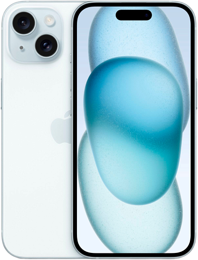 Смартфон Apple iPhone 15 128GB (голубой) Б/У (категория A)