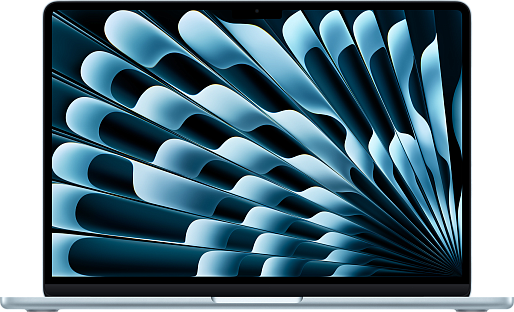 Ноутбук Apple MacBook Air 13 (M4, 2025) 16/256GB (MC6T4) US, английская раскладка (небесный голубой)